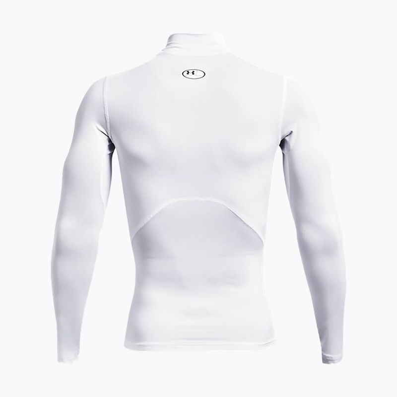 Under Armour ανδρικό μακρυμάνικο T-shirt Ua Hg Armour Comp Mock λευκό 1369606-100 6