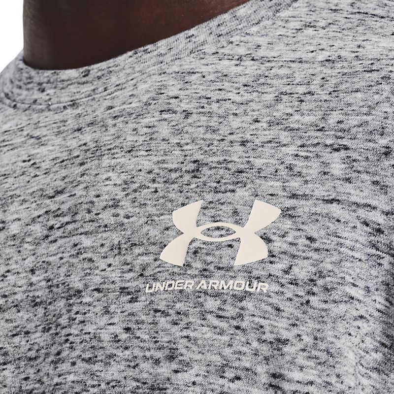 Ανδρικό φούτερ Under Armour Rival Terry Lc Crew onyx white/onyx white 4