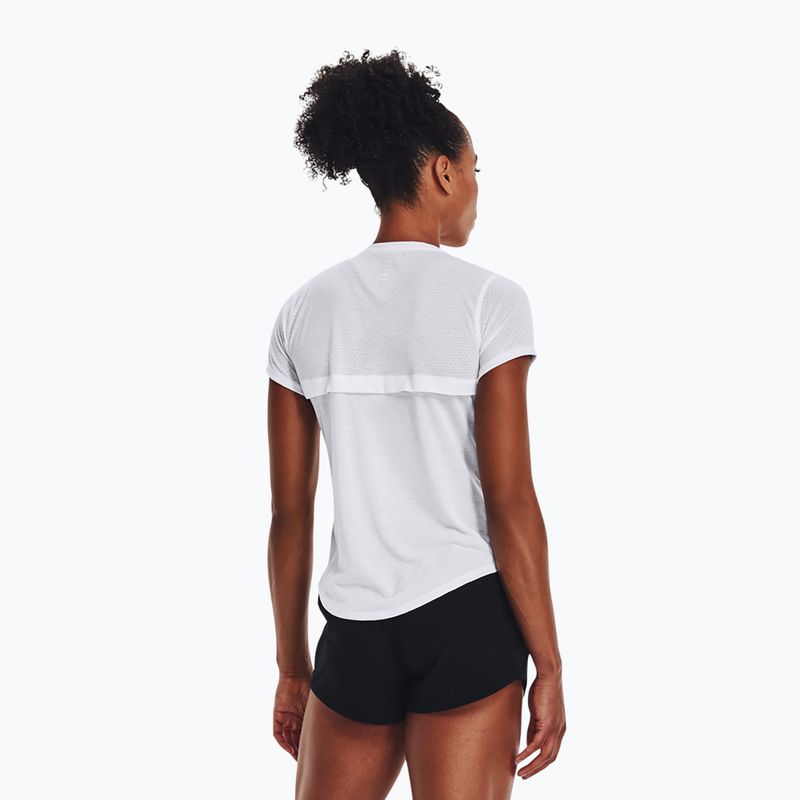 Under Armour Streaker γυναικείο αθλητικό πουκάμισο λευκό 1361371-100 3