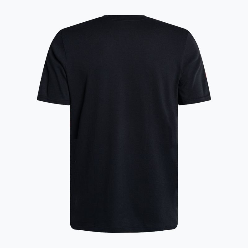 Ανδρικό t-shirt Under Armour Logo Emb Heavyweight μαύρο/λευκό 6