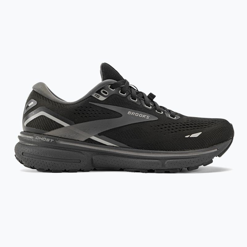 Brooks Ghost 15 GTX γυναικεία παπούτσια τρεξίματος μαύρο/μαύρο μαργαριτάρι/αλουμινίου 2