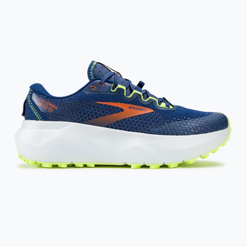 Ανδρικά παπούτσια τρεξίματος Brooks Caldera 6 navy/firecracker/sharp green 2