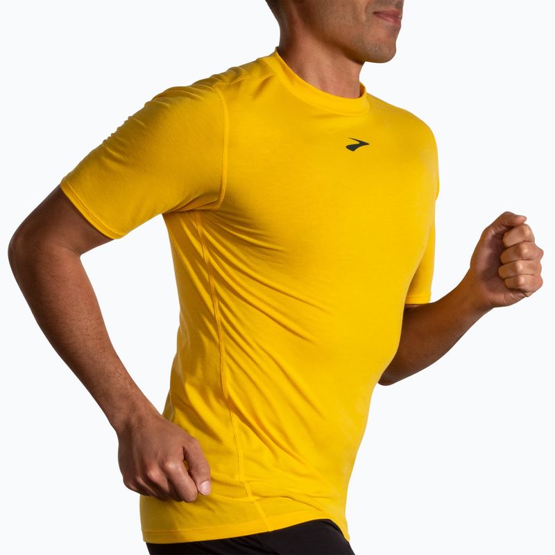 Ανδρικό μπλουζάκι Brooks High Point lemon chrome running shirt 2