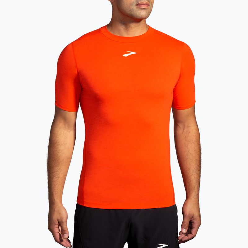 Ανδρικό μπλουζάκι Brooks High Point cherry tomato running shirt