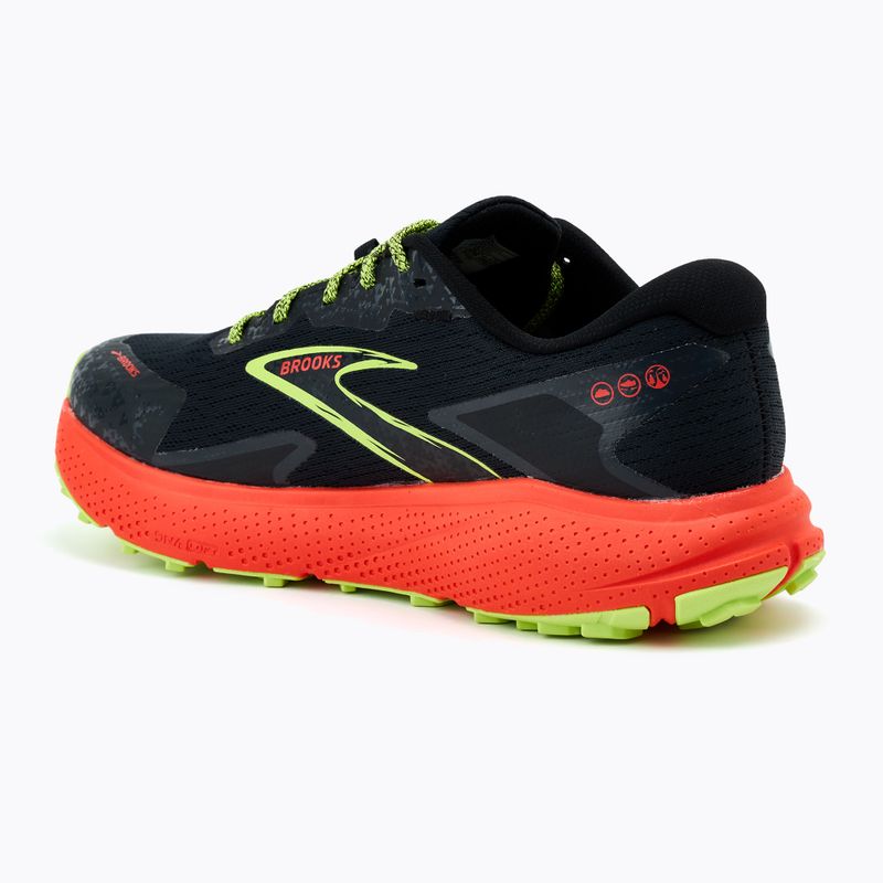 Ανδρικά παπούτσια για τρέξιμο Brooks Divide 5 GTX black/cherry/lime 3