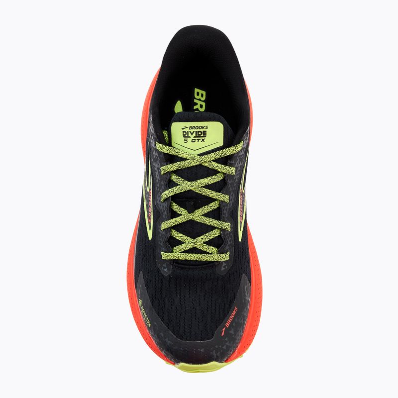 Ανδρικά παπούτσια για τρέξιμο Brooks Divide 5 GTX black/cherry/lime 5