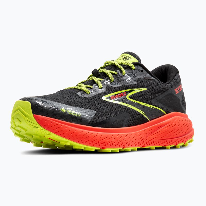 Ανδρικά παπούτσια για τρέξιμο Brooks Divide 5 GTX black/cherry/lime 12