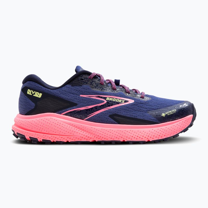 Γυναικεία παπούτσια για τρέξιμο Brooks Divide 5 GTX grey blue/pink/lime 9