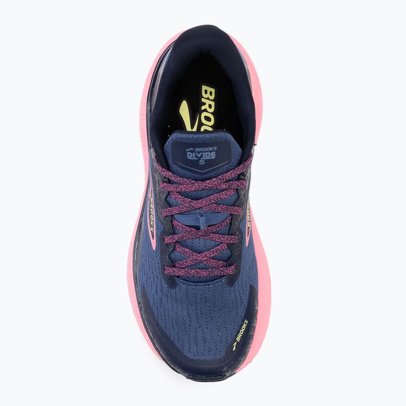 Γυναικεία παπούτσια για τρέξιμο Brooks Divide 5 grey blue/pink/lime 5