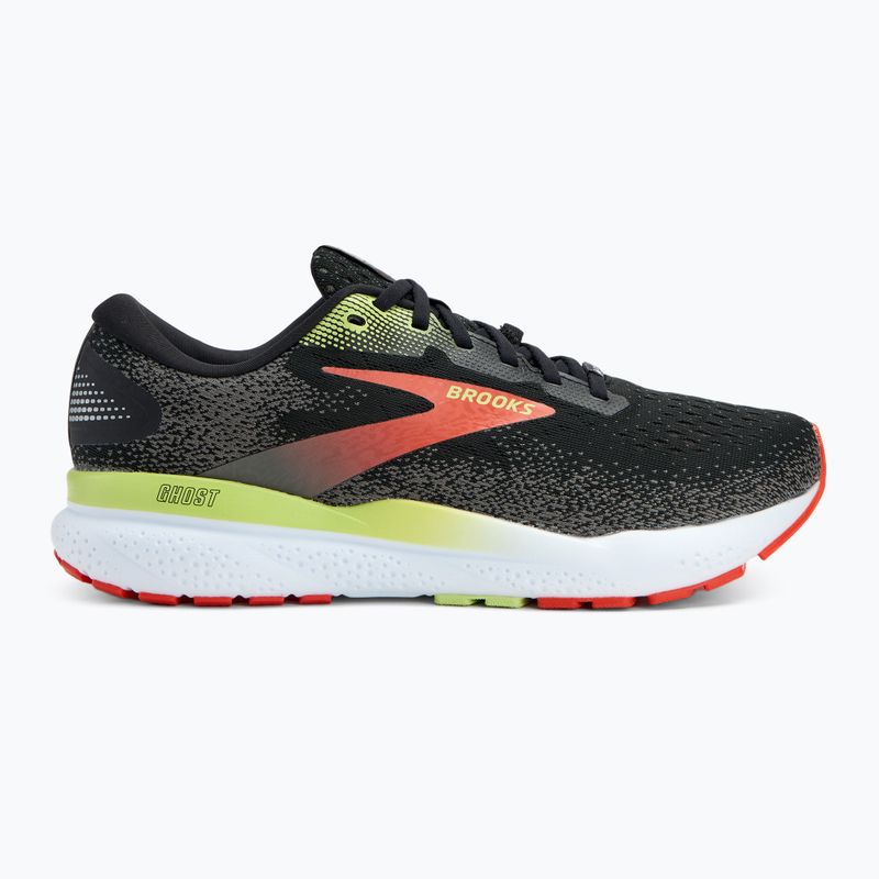 Ανδρικά παπούτσια για τρέξιμο Brooks Ghost 16 GTX black/mandarin red/green 2