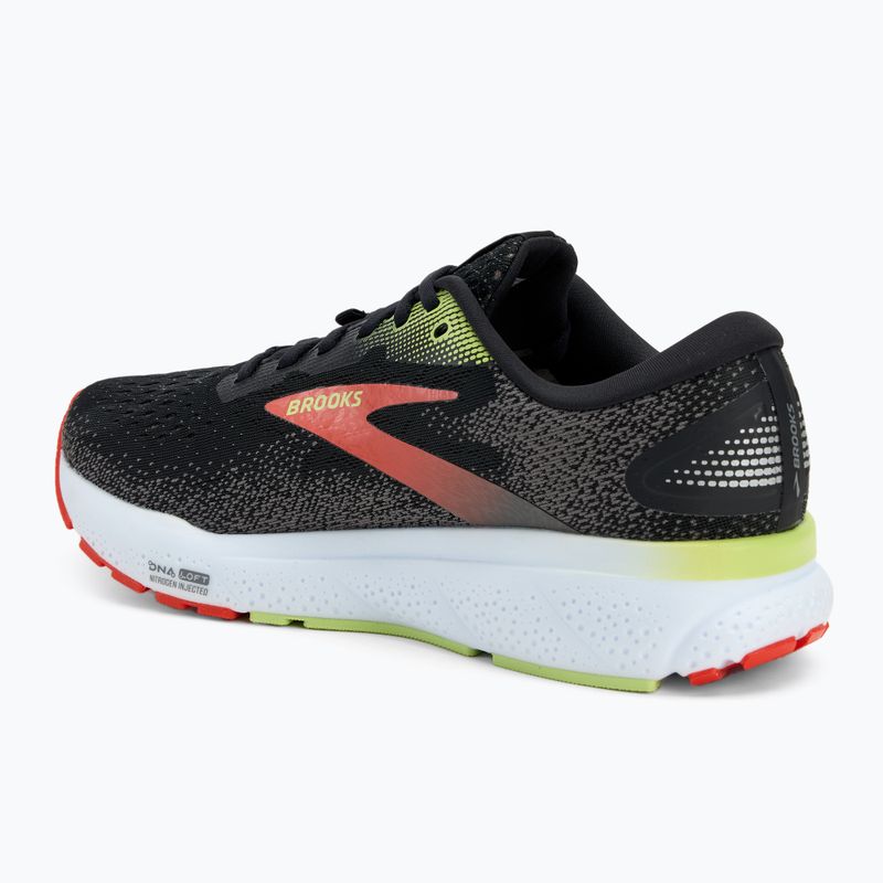 Ανδρικά παπούτσια για τρέξιμο Brooks Ghost 16 GTX black/mandarin red/green 3