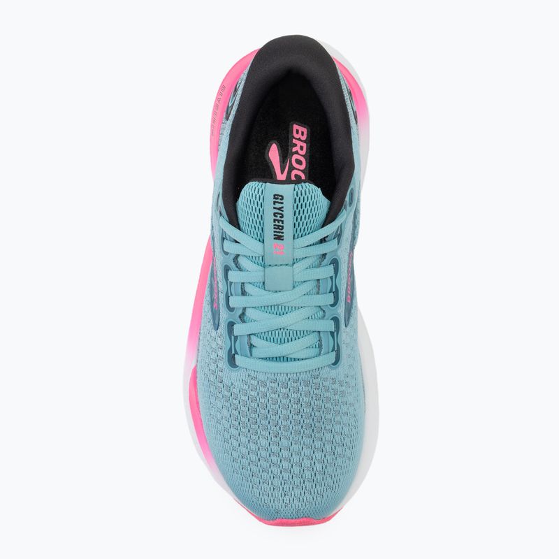 Γυναικεία παπούτσια για τρέξιμο Brooks Glycerin 21 moroccan blue/aqua/pink 5