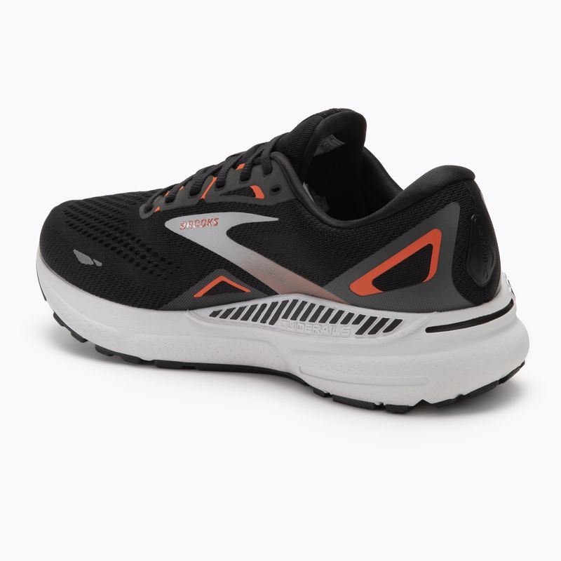 Ανδρικά παπούτσια για τρέξιμο Brooks Adrenaline GTS 23 black/mandarin red/silver 3