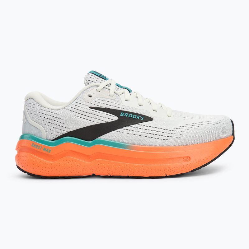 Brooks Ghost Max 2 ανδρικά παπούτσια για τρέξιμο oyster mushroom/πορτοκαλί/χάλκινο 2