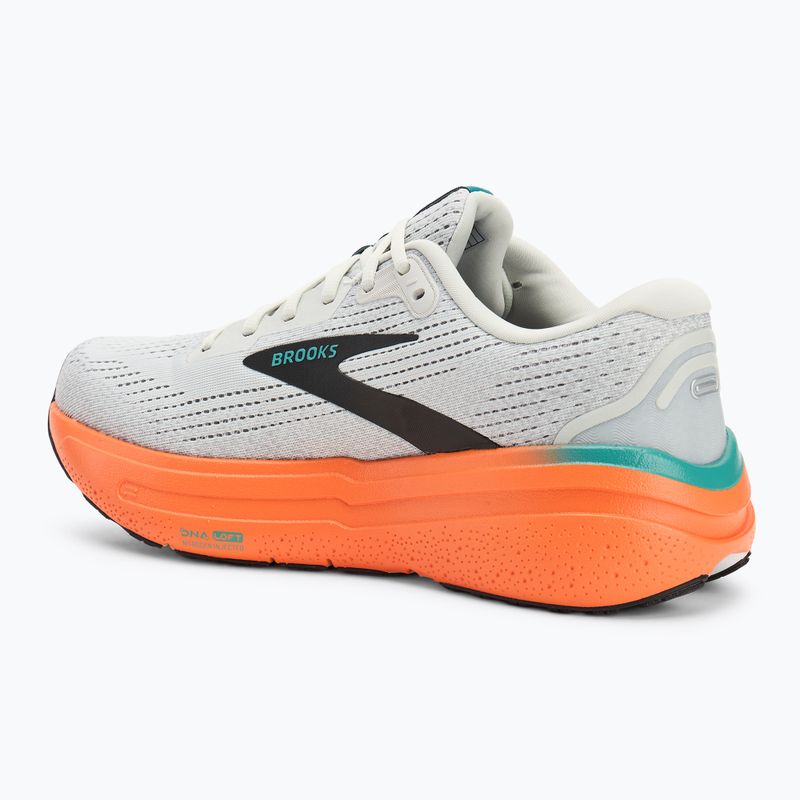 Brooks Ghost Max 2 ανδρικά παπούτσια για τρέξιμο oyster mushroom/πορτοκαλί/χάλκινο 3