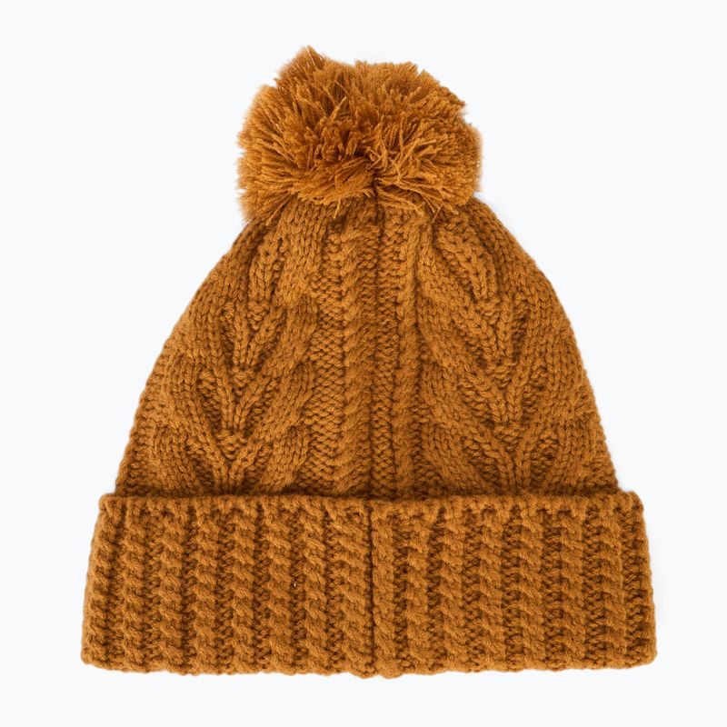 Γυναικείος χειμερινός σκούφος Timberland Cable Premium Pom Beanie wheat 2