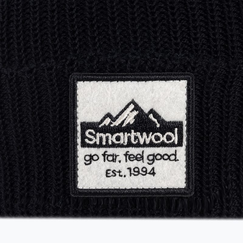 Smartwool Patch χειμερινό καπέλο μαύρο SW011493001 4