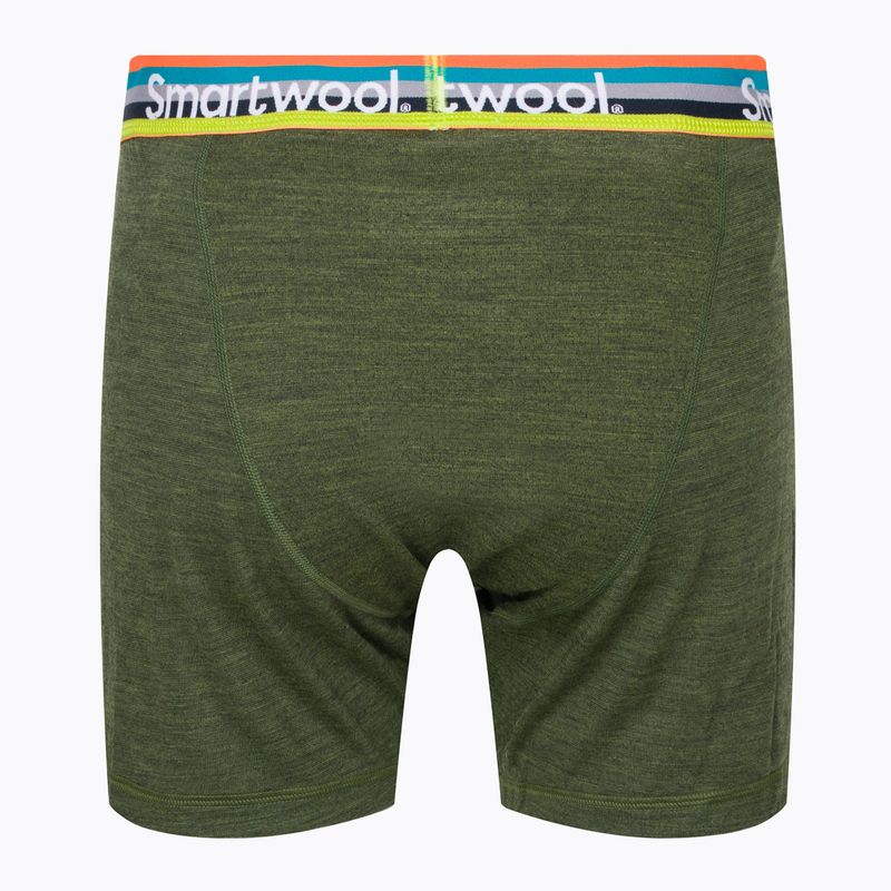 Ανδρικό Smartwool Merino Sport 150 Boxer Brief Boxed θερμικό μποξεράκι πράσινο SW017342B45 2