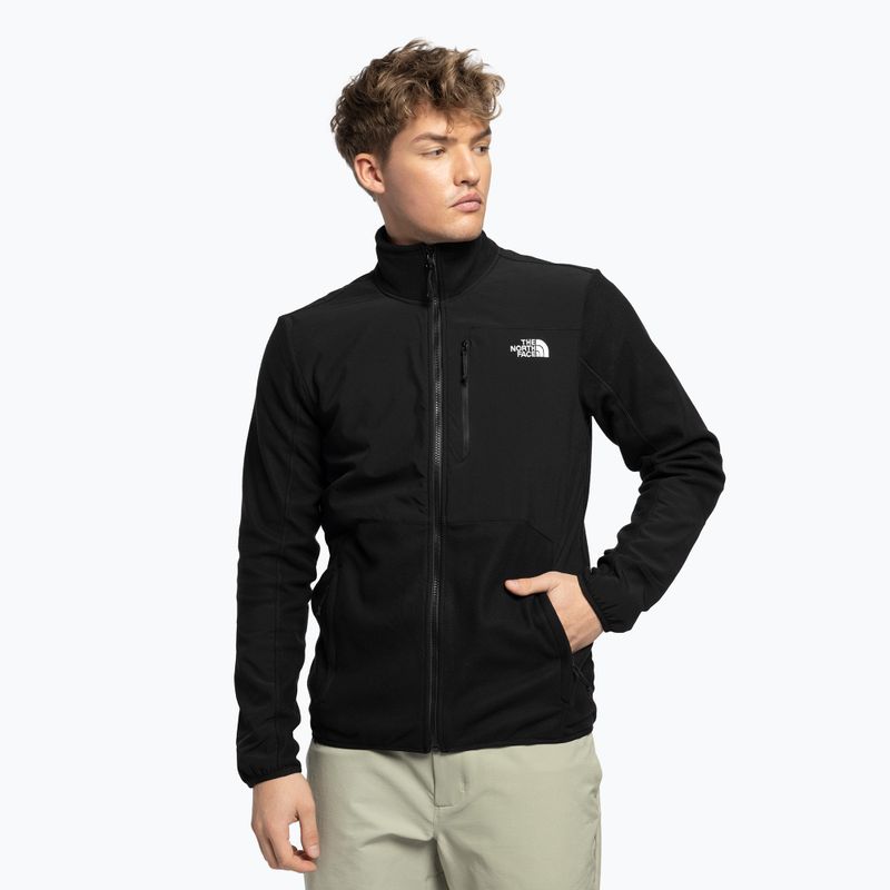 Ανδρικό fleece φούτερ The North Face Glacier Pro FZ μαύρο NF0A5IHSKX71