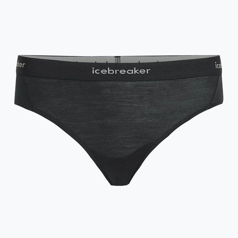 Icebreaker γυναικείο θερμικό σλιπ Merino 125 Cool-Lite Sprite Hipster μαύρο