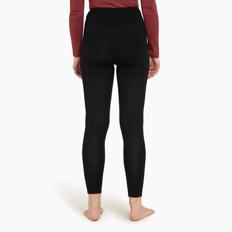 Icebreaker γυναικείο θερμικό παντελόνι Merino 260 Tech High Rise Leggings μαύρο 3