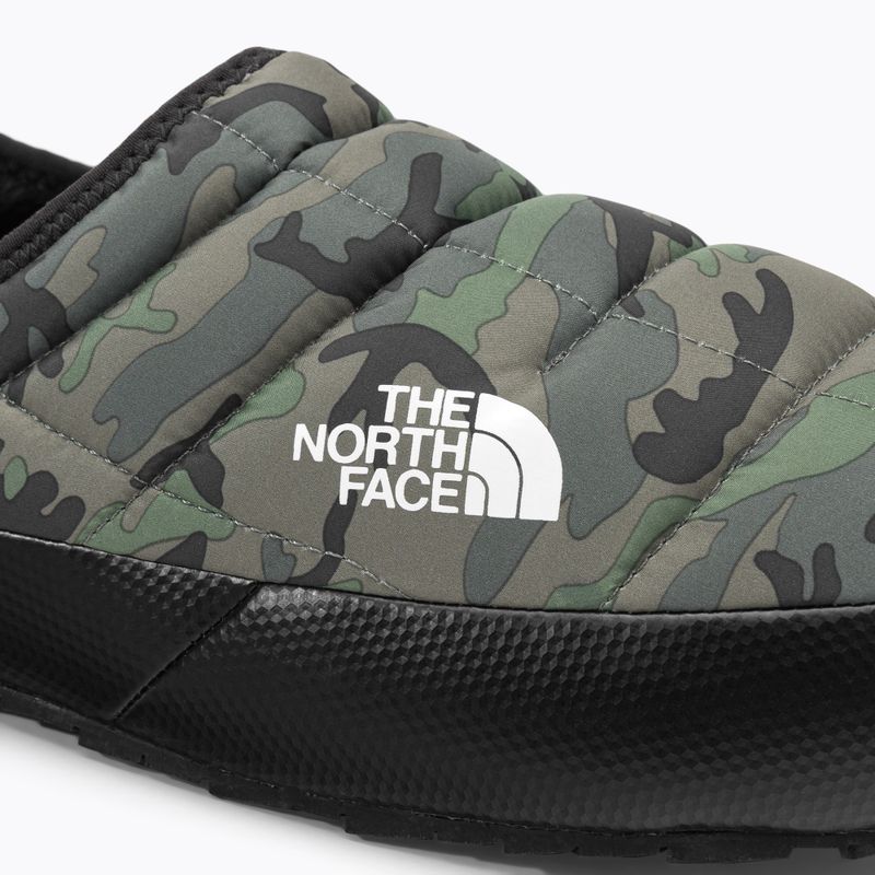 Ανδρικές χειμερινές παντόφλες The North Face Thermoball Traction Mule V πράσινο-μαύρο NF0A3UZN33U1 7