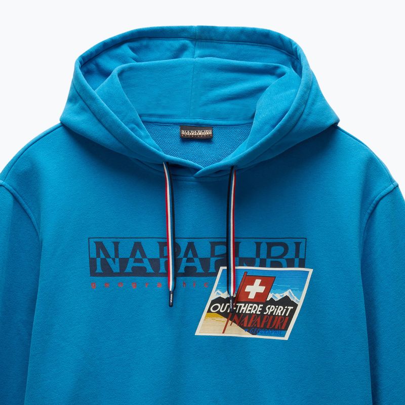 Ανδρικό φούτερ Napapijri B-Portalet Hooded blue sapphire 6