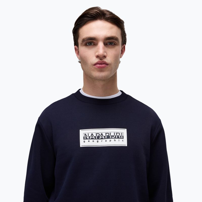 Ανδρικό φούτερ Napapijri B-Box Logo C μπλε marine 3