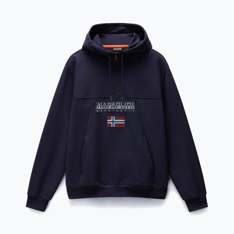 Ανδρικό Napapijri Burgee Half Zip Hooded 2.0 φούτερ μπλε marine