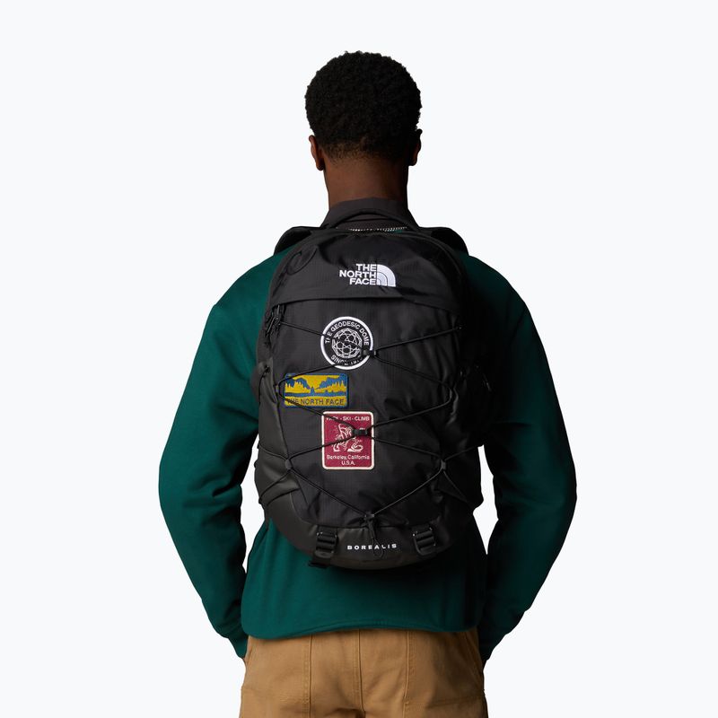 The North Face Borealis 28 l tnf black u borealis patch/tnf white αστικό σακίδιο πλάτης 8