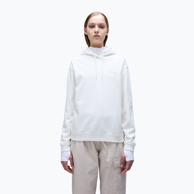 Γυναικείο φούτερ Napapijri B-Blanche Hooded white heron