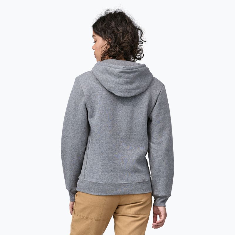 Patagonia Fitz Roy Icon Uprisal Hoody gravel heather φούτερ 4