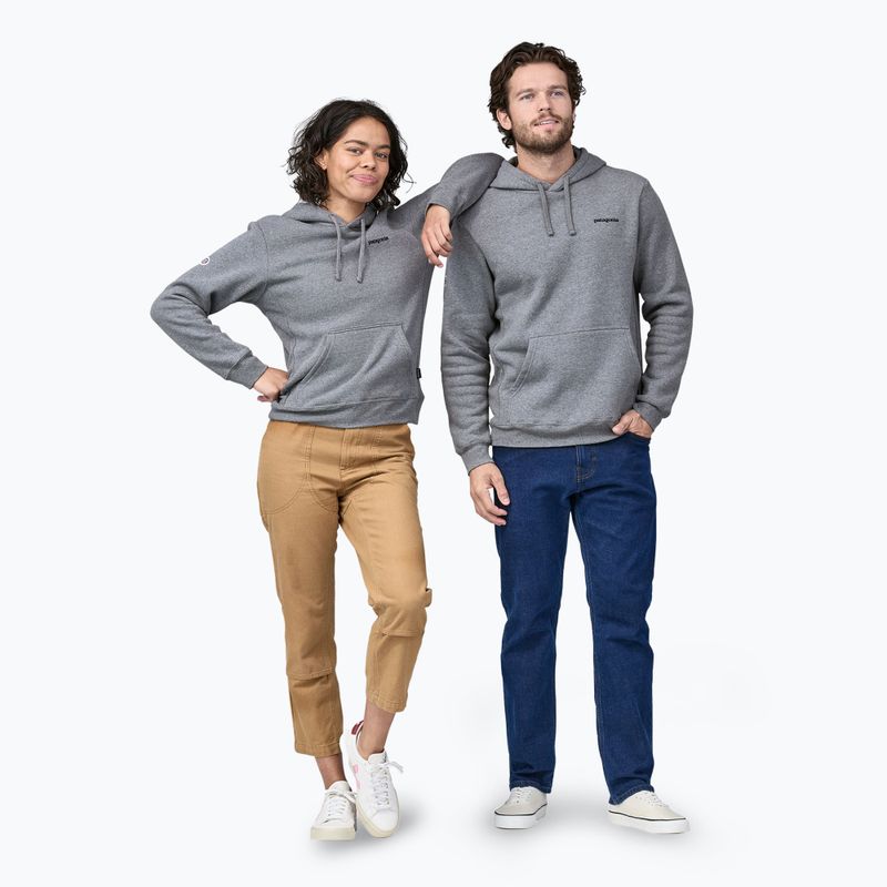 Patagonia Fitz Roy Icon Uprisal Hoody gravel heather φούτερ 7