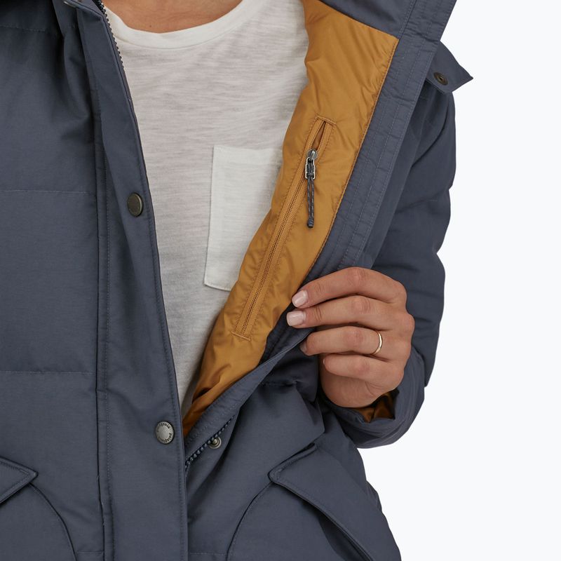 Γυναικείο πουπουλένιο παλτό Patagonia Downdrift Parka smolder blue 7