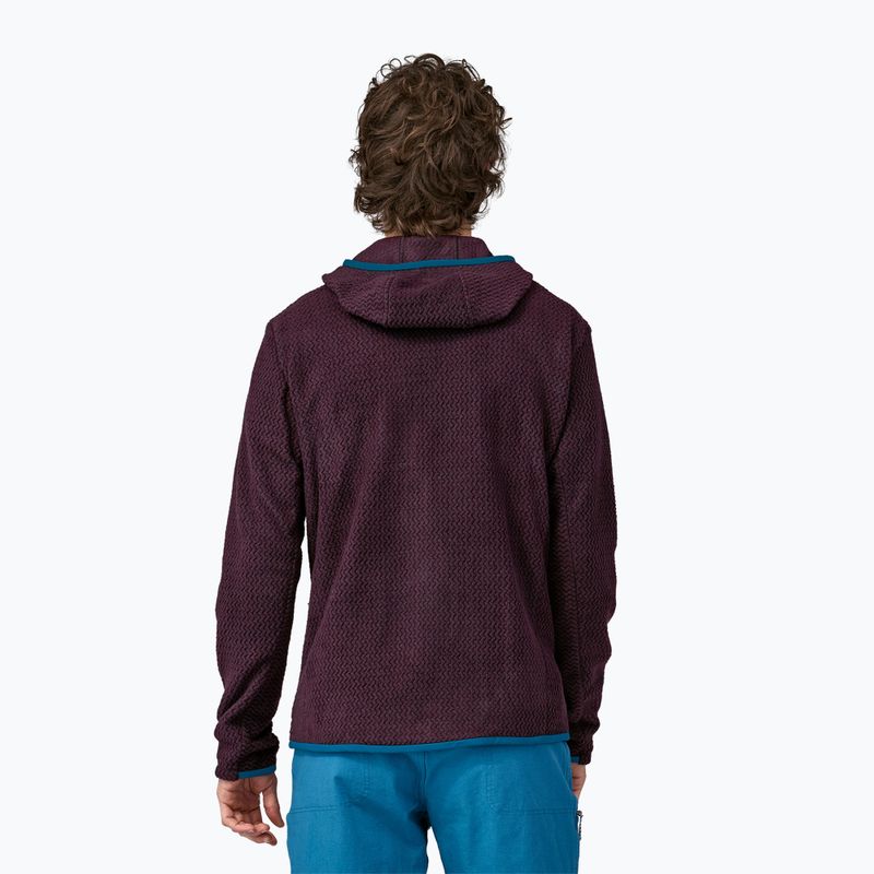 Patagonia R1 Air Full-Zip obsidian plum ανδρικό φούτερ πεζοπορίας 2