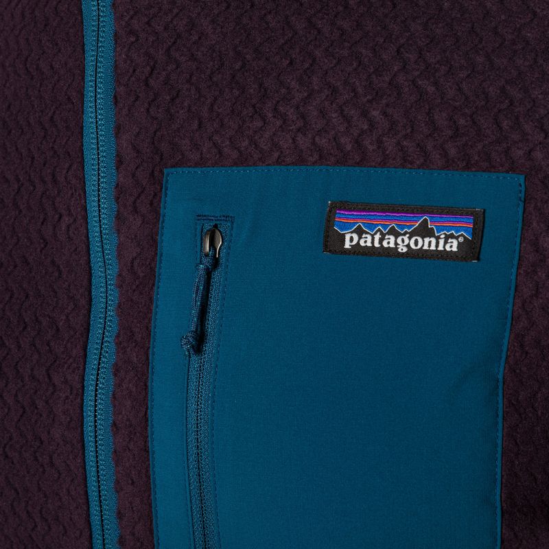 Patagonia R1 Air Full-Zip obsidian plum ανδρικό φούτερ πεζοπορίας 5