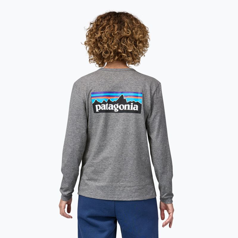 Γυναικείο Patagonia P-6 Logo Responsibili-Tee gravel heather longsleeve 2