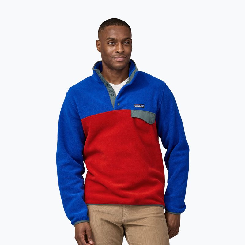 Ανδρικό Patagonia LW Synch Snap-T P/O τουριστικό κόκκινο fleece φούτερ