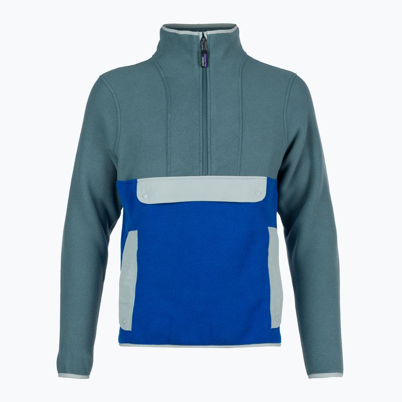 Patagonia Synch fleece φούτερ Anorak πέρασμα μπλε