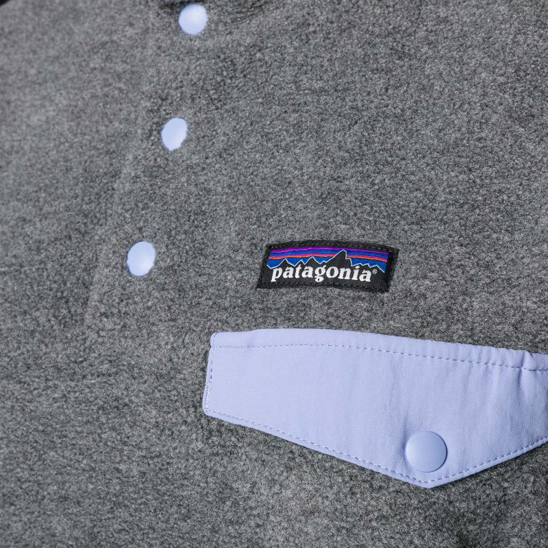 Patagonia γυναικεία LW Synch Snap-T P/O nickel w/pale periwinkle fleece φούτερ Patagonia 3