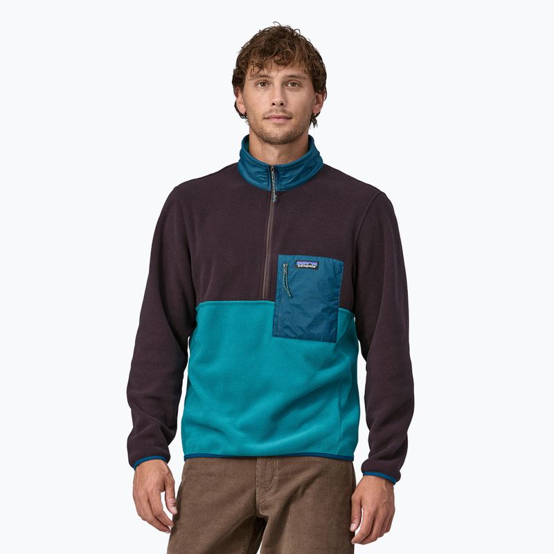 Ανδρικό Patagonia Microdini 1/2 Zip P/O fleece φούτερ belay μπλε