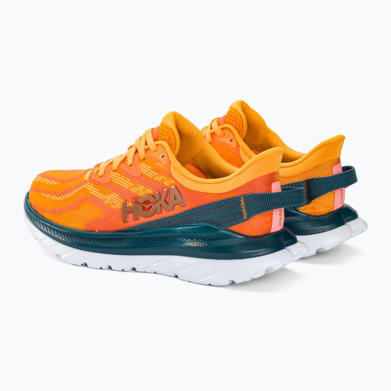 Γυναικεία παπούτσια για τρέξιμο HOKA Mach Supersonic radiant yellow/camellia 3