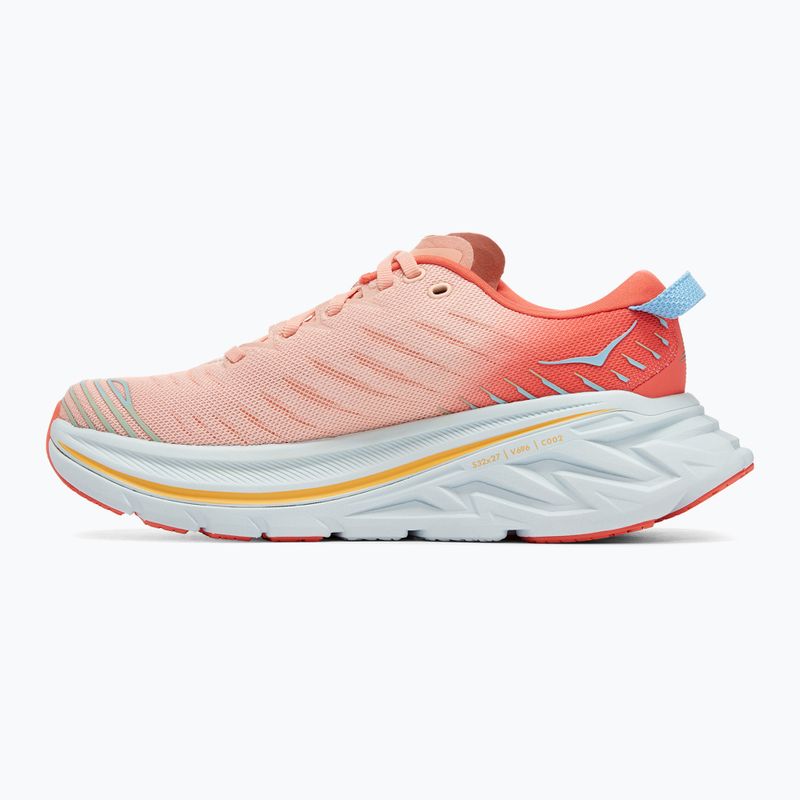 Γυναικεία παπούτσια για τρέξιμο HOKA Bondi X caellia/peach parfait 9