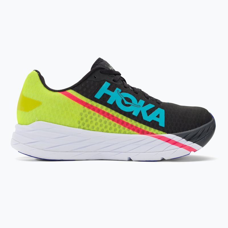 HOKA Rocket X μαύρο/απόγευμα primrose παπούτσια για τρέξιμο 2