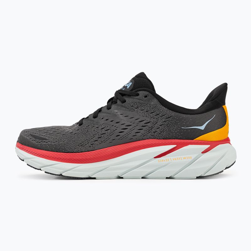 HOKA ανδρικά παπούτσια για τρέξιμο Clifton 8 γκρι 1119393-ACTL 3