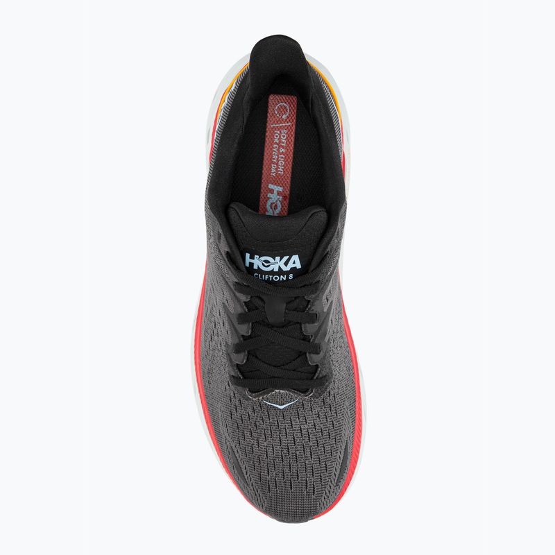 HOKA ανδρικά παπούτσια για τρέξιμο Clifton 8 γκρι 1119393-ACTL 6