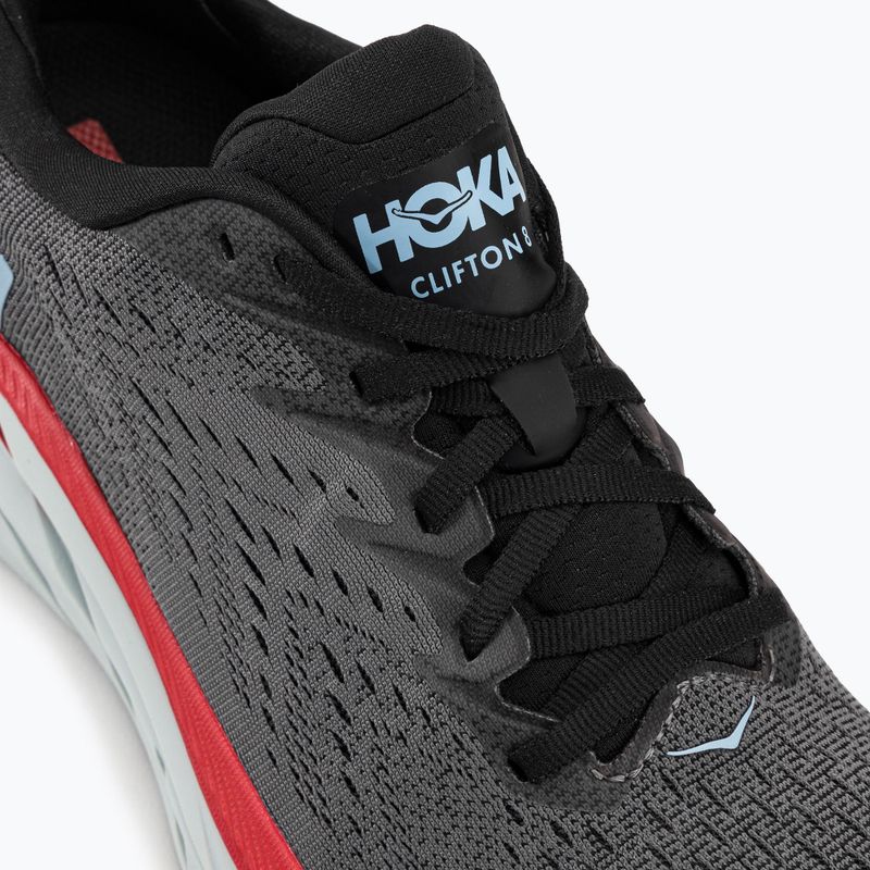 HOKA ανδρικά παπούτσια για τρέξιμο Clifton 8 γκρι 1119393-ACTL 10