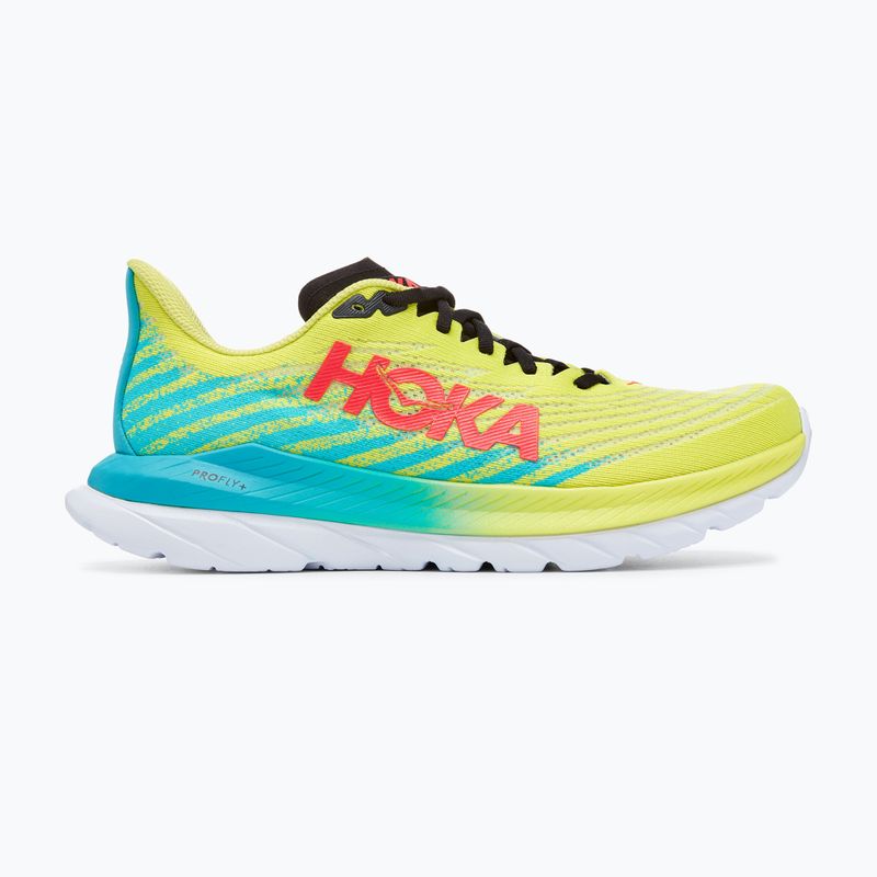 HOKA Mach 5 ανδρικά παπούτσια για τρέξιμο βραδινό primrose/scuba blue 7