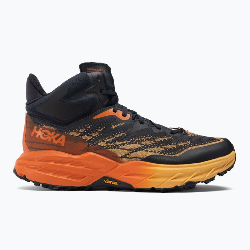 Ανδρικά παπούτσια για τρέξιμο HOKA Speedgoat 5 Mid GTX μπλε γραφίτης/κίτρινο κεχριμπάρι 2