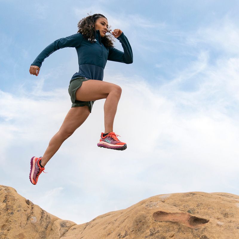 Γυναικεία παπούτσια για τρέξιμο HOKA Mafate Speed 4 πορτοκαλί 1131056-CPPF 10